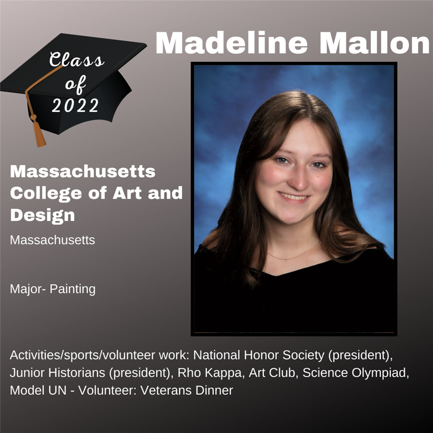 Top 25 Grad, Madeline Mallon